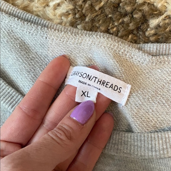 Grayson Threads Cropped Sweatshirt - Picture 3 of 3